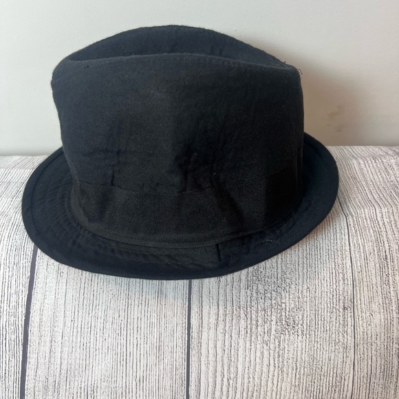 SCALA PRONTO women Elegant Black Hat with Rose Detail/57cm - Picture 5 of 7